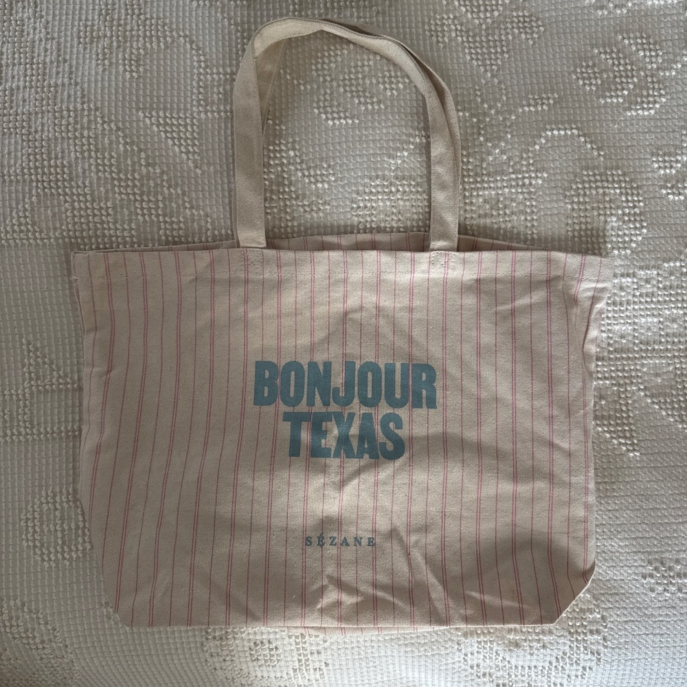 Sézane Austin texas exclusive tote bag